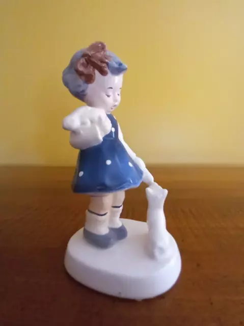 Vintage Napco Porcelain Little Mother Figurine A3435 Japan Rare & Mint Condition