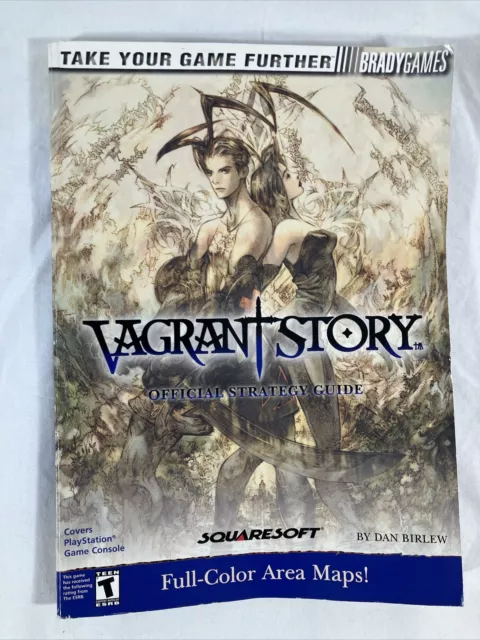 VAGRANT STORY BradyGames Official Strategy Guide Playstation 1 PS1 SquareSoft