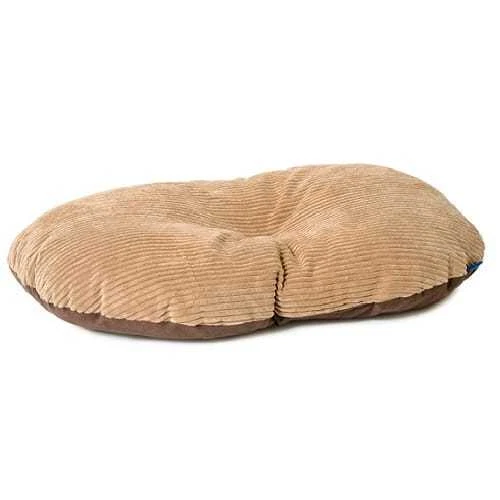 Ancol Timberwolf Dog Bed Oval Cushion - Puppy Sleepy Paws Soft Luxurious Pet Mat