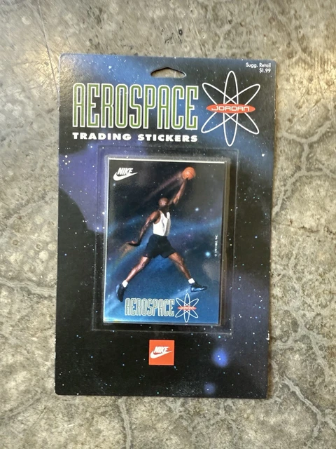 1993 NIKE Aerospace Trading Stickers Michael Jordan 4枚セット