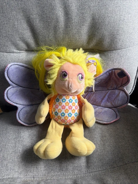 VINTAGE 1986 WING Dings Flighty Hasbro Plush Stuffed Animal Winged