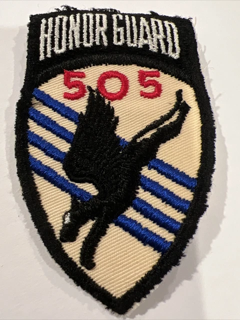 WWII US ARMY 505th Airborne Infantry Regiment Cut Edge oroginal patch ...