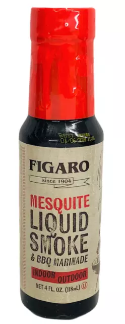 Figaro Mesquite Liquid Smoke and Marinade (1 Gallon)