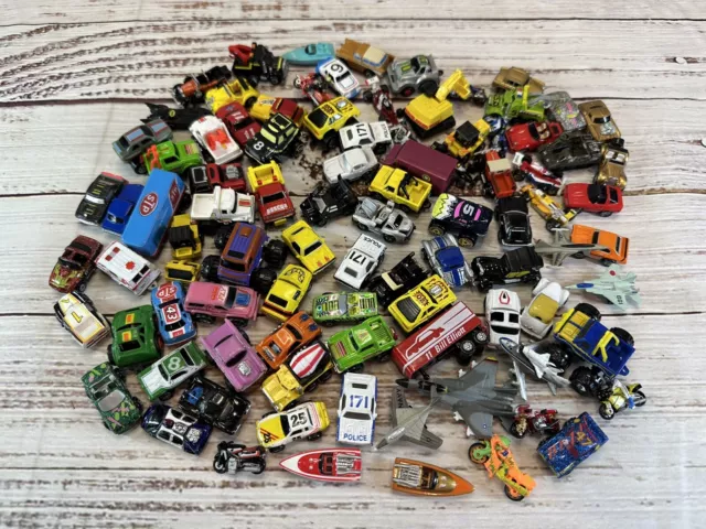 Vintage Galoob Micro Machines Lot Deluxe Glitter Motorcycles Lamborghini