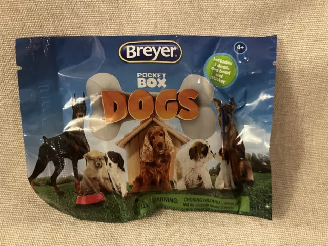 Breyer Horse Miniature Pocket Box Dogs Blind Bag #1583 NEW Unopened Retired