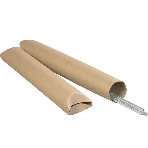 Myboxsupply 7.6x61cm Kraft Serti Fin Tubes, 24 Par Étui