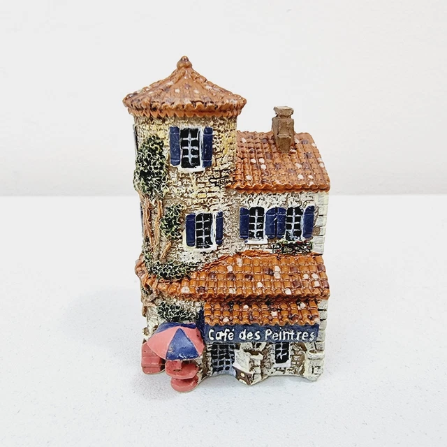 J Carlton By Gault French Miniature Figurine “Cafe des Peintres” French Cafe VGC