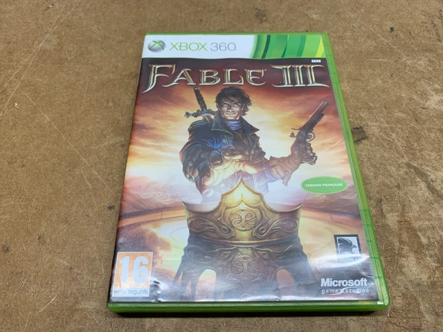 Fable III Sur Xbox 360 - Complet, PAL, En Français, état Correct