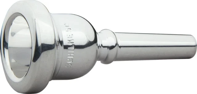 Standard Series Small Shank Trombone Mouthpiece in Silver 47 Silver