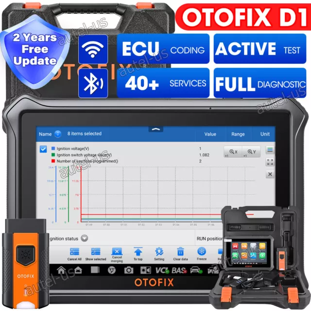 2024 OTOFIX D1 Auto OBD2 Full System Diagnostic Scanner Bidirectional Key Coding