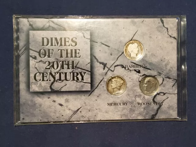 Dimes of the 20th Century ~ Barber ~ Mercury ~ Roosevelt~ The Morgan Mint