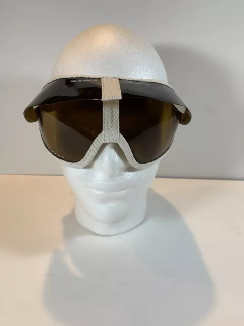 Baruffaldi Pro Noydrofog Tinted Goggles / Lenses - White rim - Vintage? 1970’s?