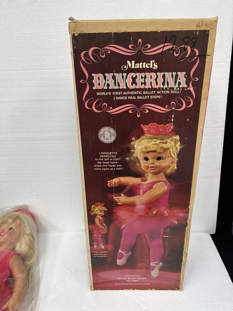 Mattel Dancerina Doll Extremely Rare Made In The USA!  w/box
