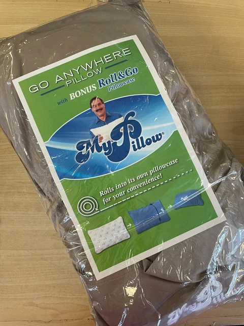 My Pillow Roll & Go Travel Pillow + Pillowcase