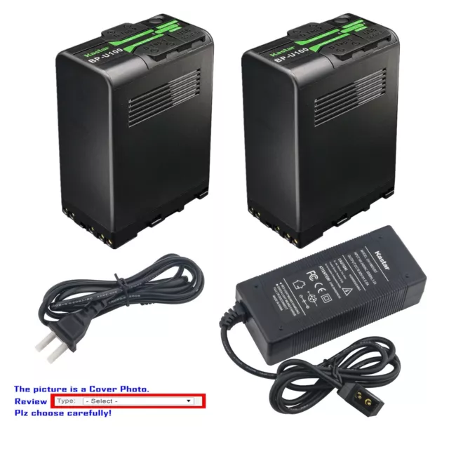 Kastar BP-U100 Battery D-Tap Charger for Sony PMW-150P PMW-160 PMW-200 PMW-300