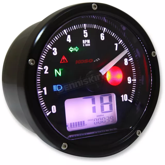 Koso North America T and T Tachometer/Speedometer - BA035K00