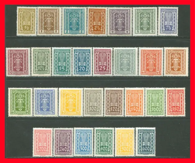 Austria Postage Stamps Scott 250-278, 29-Stamp MNH & MH partial Set!! A139