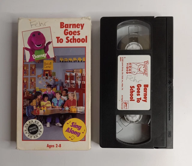 BARNEY GOES TO School VHS Sing Along Classic Collection $21 11 BARNEY GOES TO School VHS Sing Along Classic Collection $21 11