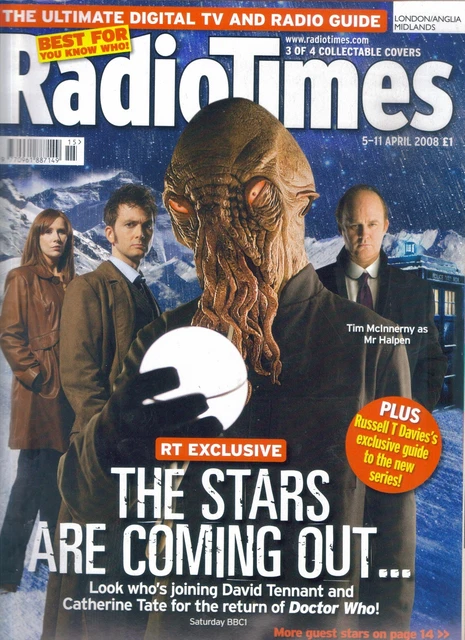 RADIO TIMES APRIL 2008 Doctor Who (David Tennant) Ood, 3 of 4 ...