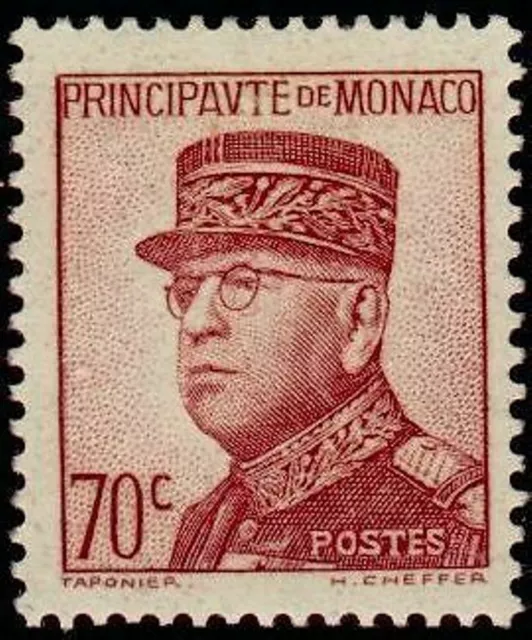 MONACO STAMP TIMBRE YVERT N° 161 " PRINCE LOUIS II 70C "  NEUF x TB