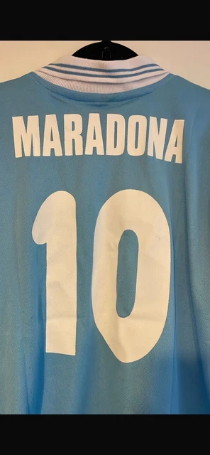 Maillot Napoli Collector Kappa 2020-2021 – Signé Maradona, Taille L