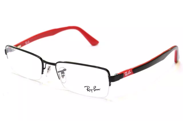 RAY BAN RB6306 2509 Optical Frame Prescription Eyeglasses Rx Half Rim Frames