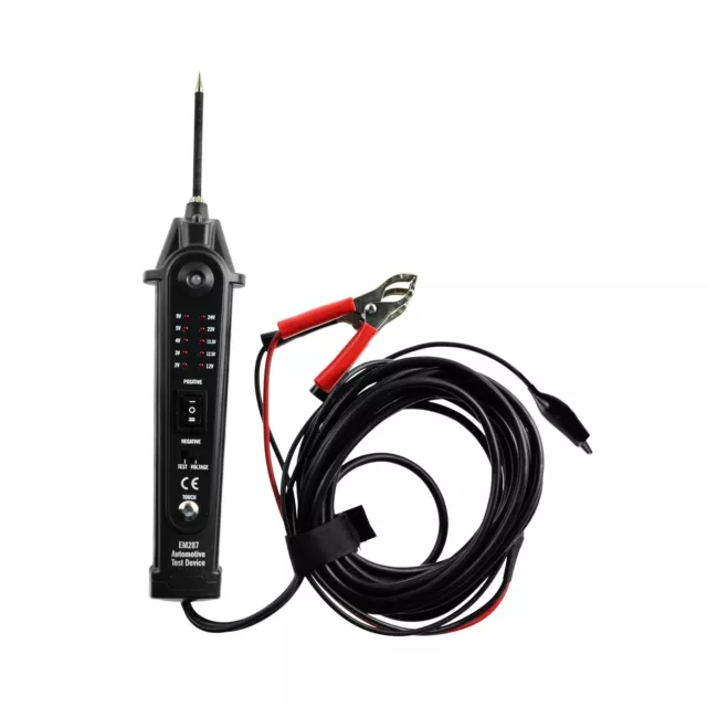 Automotive Electrical Circuit Tester Probe 2-24V DC Vehicle Power Diagnostic Too