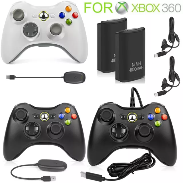 Wired/Wireless Game Controller Gamepad For MS XBOX 360 Console Windows 7 8 10 PC