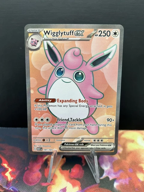 Pokémon TCG Scarlet & Violet 151 Wigglytuff EX Full Art Ultra Rare #187/165