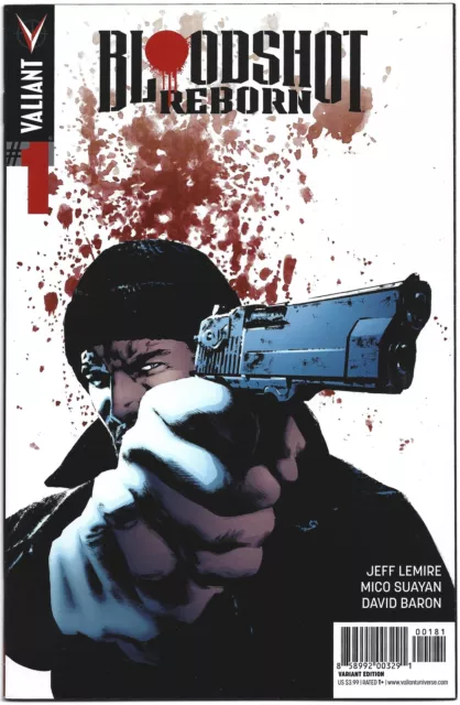 Bloodshot Reborn #1 1:60 Guice Variant Lemire Suayan Valiant 2015 VF/NM