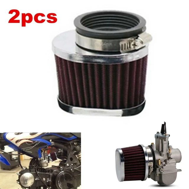 RASTP 55mm High Flow Air Filter Pod For Motorcycle / Scooter – With O-Ring