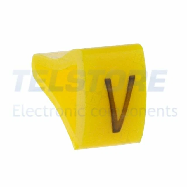 1Confezione  Segna cavi per cavi e fili 1,7÷3,5mm H 6mm A 6mm L 5mm  .