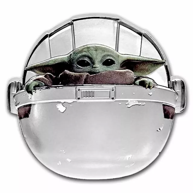 2022 Mandalorian chibi 1 oz silver coin