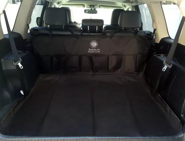 AKC 2 in 1 Car Seat Cover with 5 Pockets