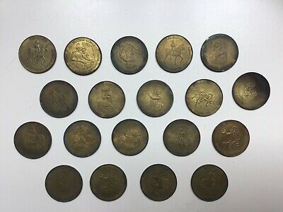 Collection VOICI L'EMPEREUR 20 jetons de Napoléon Bonaparte TOTAL 1969 Total 548 