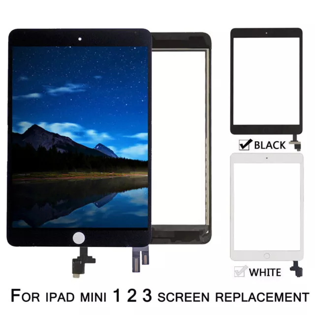 For iPad Mini 1 2 3 LCD Display Touch Screen Digitizer Replacement New+Tools