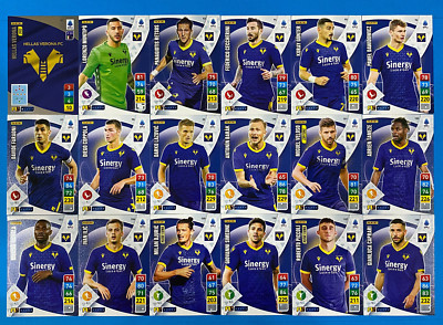 IL CARPI E LUCA TONI DELL'HELLAS VERONA CELEBRATI DALLE FIGURINE PANINI