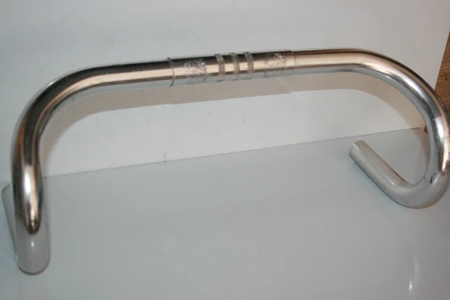 Guidon Cinelli Giro D'Italia 64 - Aluminium 6061, 42 Cm, Blanc Lait - Pour Vélo De Route Traditionnel