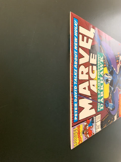 Vintage Feb. 1991 Marvel Age #97, 1st Appearance Darkhawk Comic Book+++ 10
