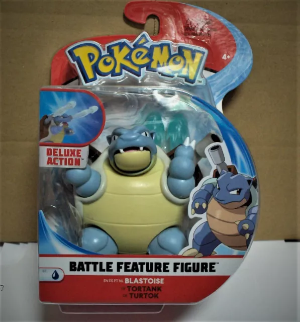 Pokemon TURTOK Actionfigur ca.10 cm  mit Deluxe Action - Neu,OVP,Lizenz