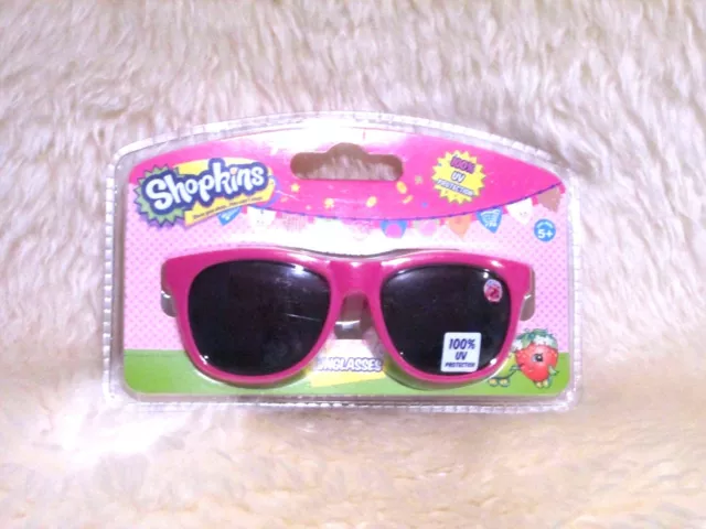 New - Shopkins Kid's Sunglasses ( ages 4+ ) 100% UV Protection