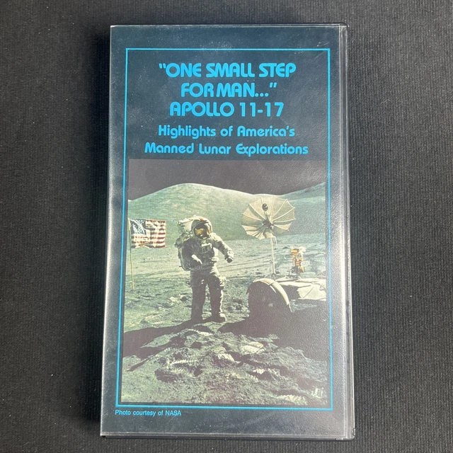 RARE VHS &ONE Small Step For Man..." Highlights Of America's Manned ...