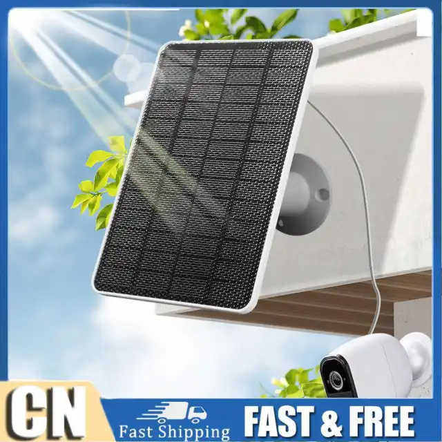 10W Solar Panel Kit Monocrystalline for Arlo Ultra/Ultra 2/Pro 3/Pro 4/Pro 3