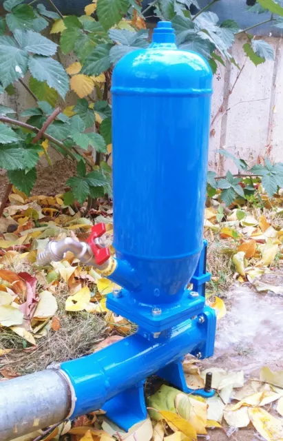 Hydraulischer Widder Robust aus Stahl Wasserpumpe Wasserwidder für Bewässerung