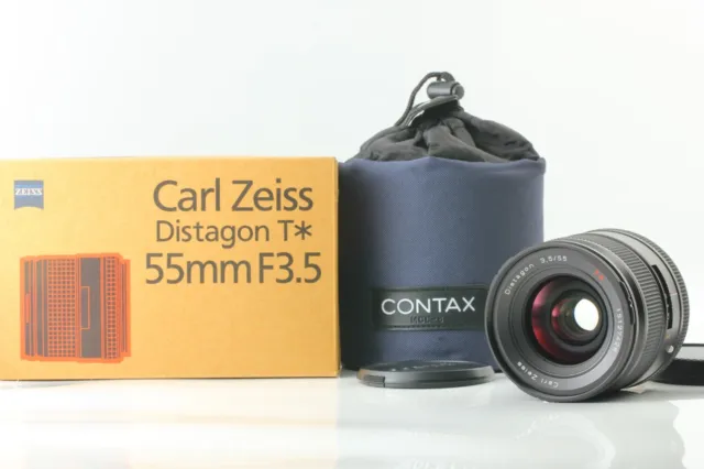 Zoll Beste Mint W / Box CM Contax Carl Zeiss Distagon 55mm F/3.5 Für 645 Japan