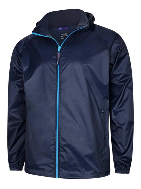 Uneek Active Unisex Jacke leicht wasserdicht winddicht Mantel Regen (UC630)