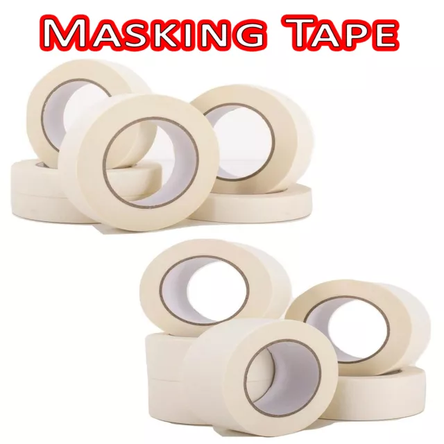 GENERAL MASKING TAPE INDOOR OUTDOOR PAINTER DIY Super Fast Delivery 24-48MM x50M