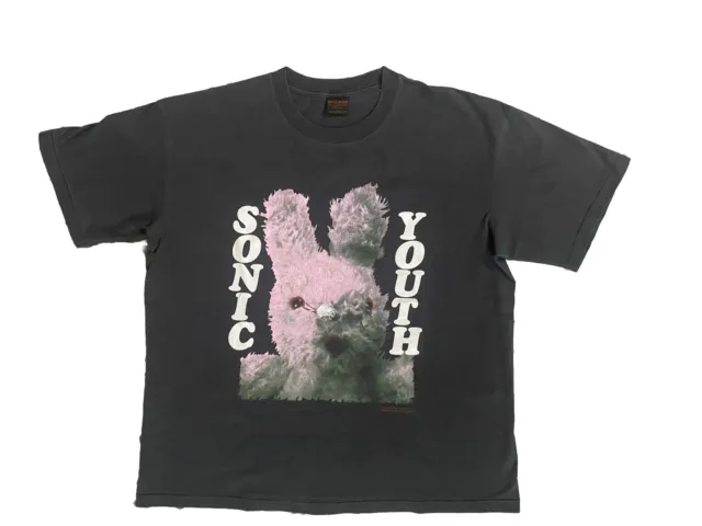 VINTAGE BOOT 1992 Sonic Youth Dirty Bunny Gracias Shirt size Large $100 ...