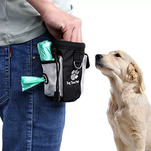 UEETEK Traiter chien taille pochette sac mains libres Pet dressage de chiens ... 2