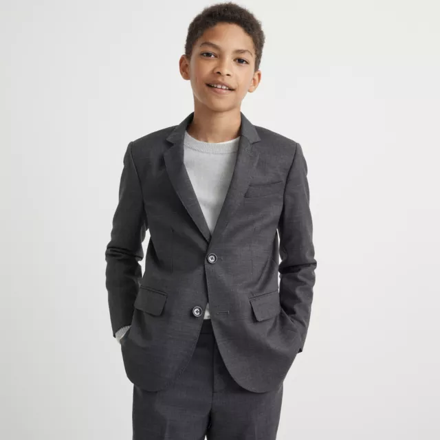 NWT J.Crew Boys Ludlow Suit Jacket in Worsted Wool  Size 12